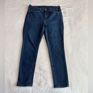 Seven7 Dark Blue Women's Skinny Jeans